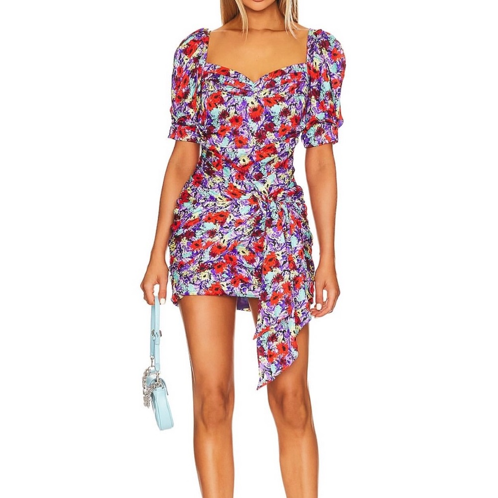 For Love & Lemons Chiara Puff Sleeve Dress